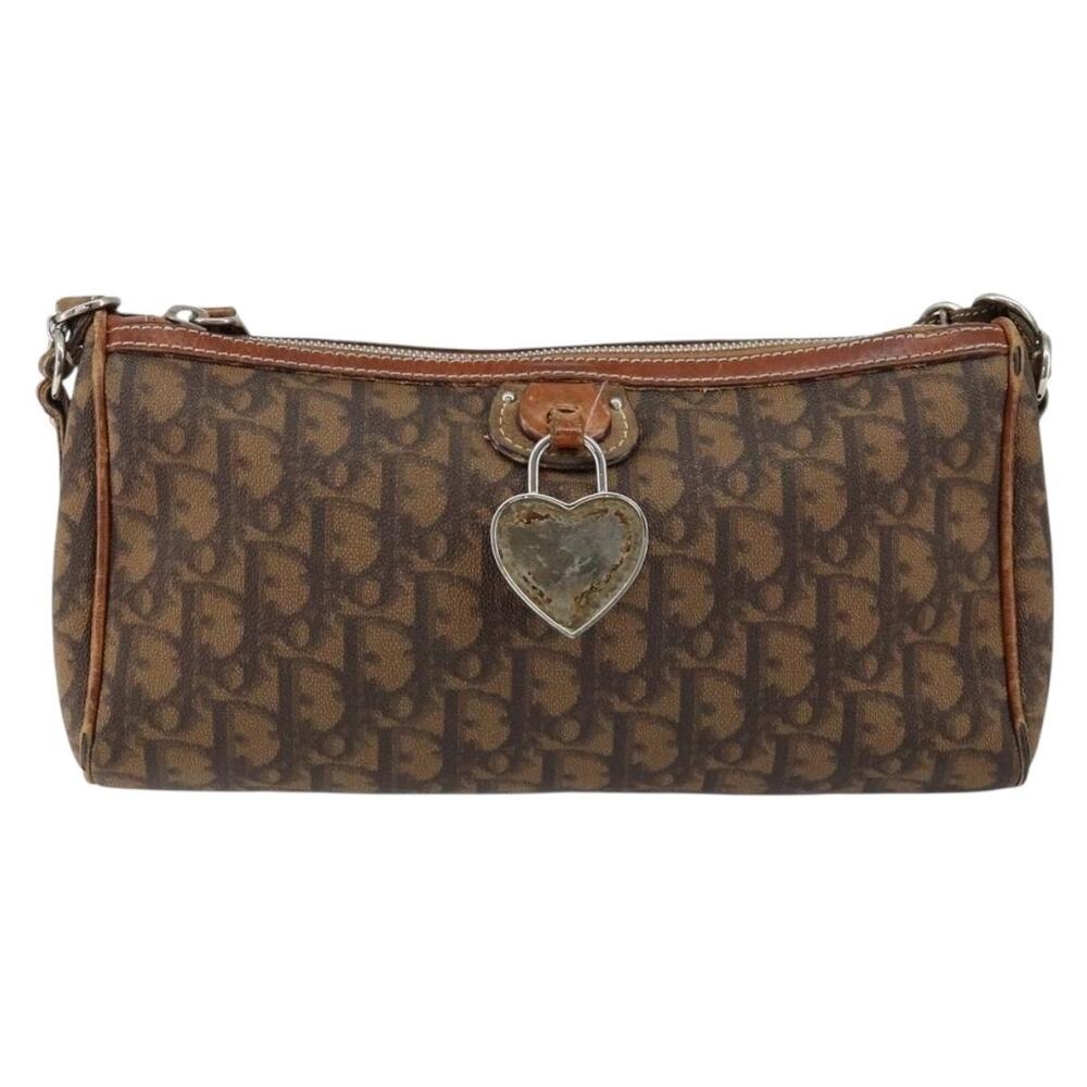 Dior Trotter Romantic Chain Shoulder Bag Brown